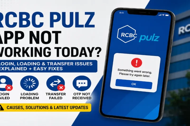 RCBC Pulz App Not Working