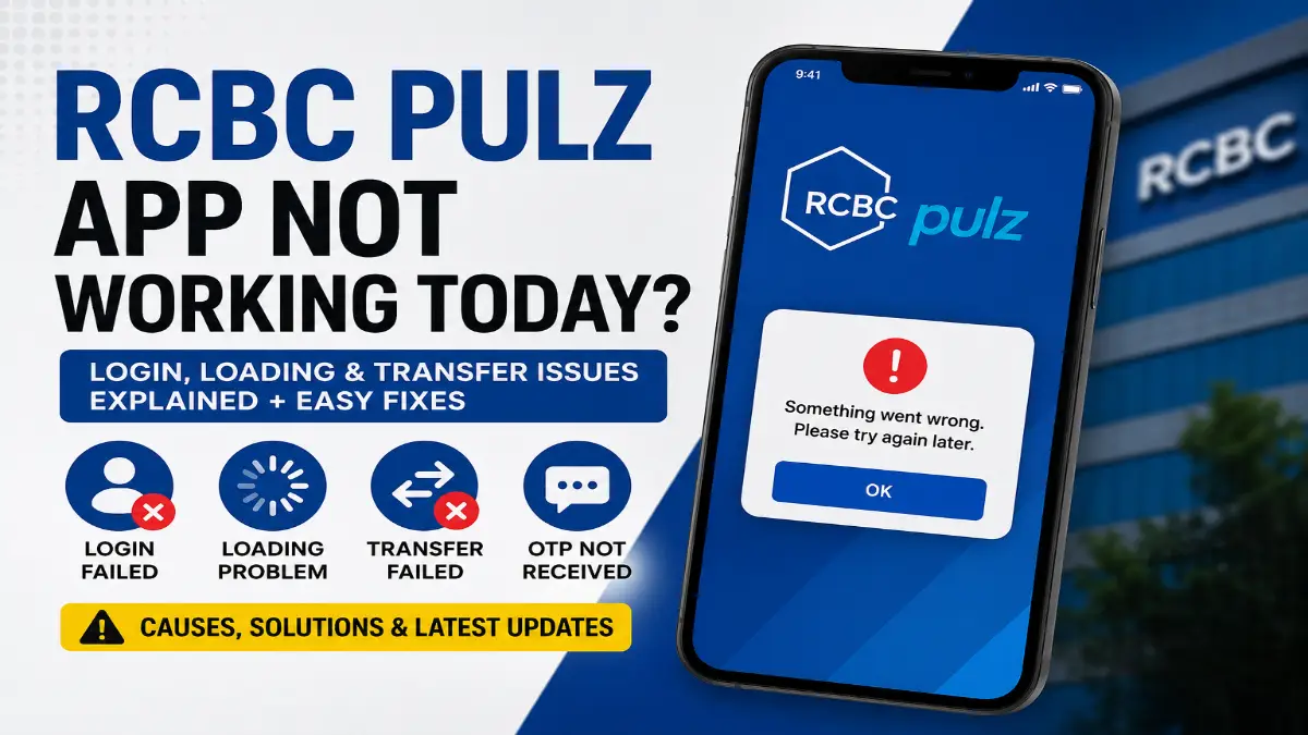 RCBC Pulz App Not Working