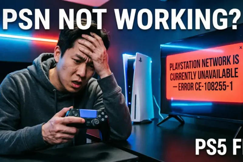 Why Is My PlayStation Network Not Working on PS5 Fix PSN Issues