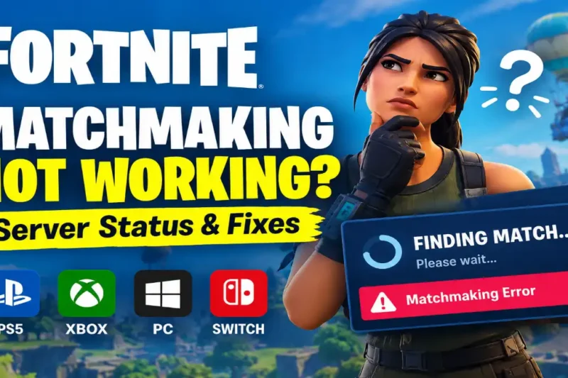 why is fortnite matchmaking not working