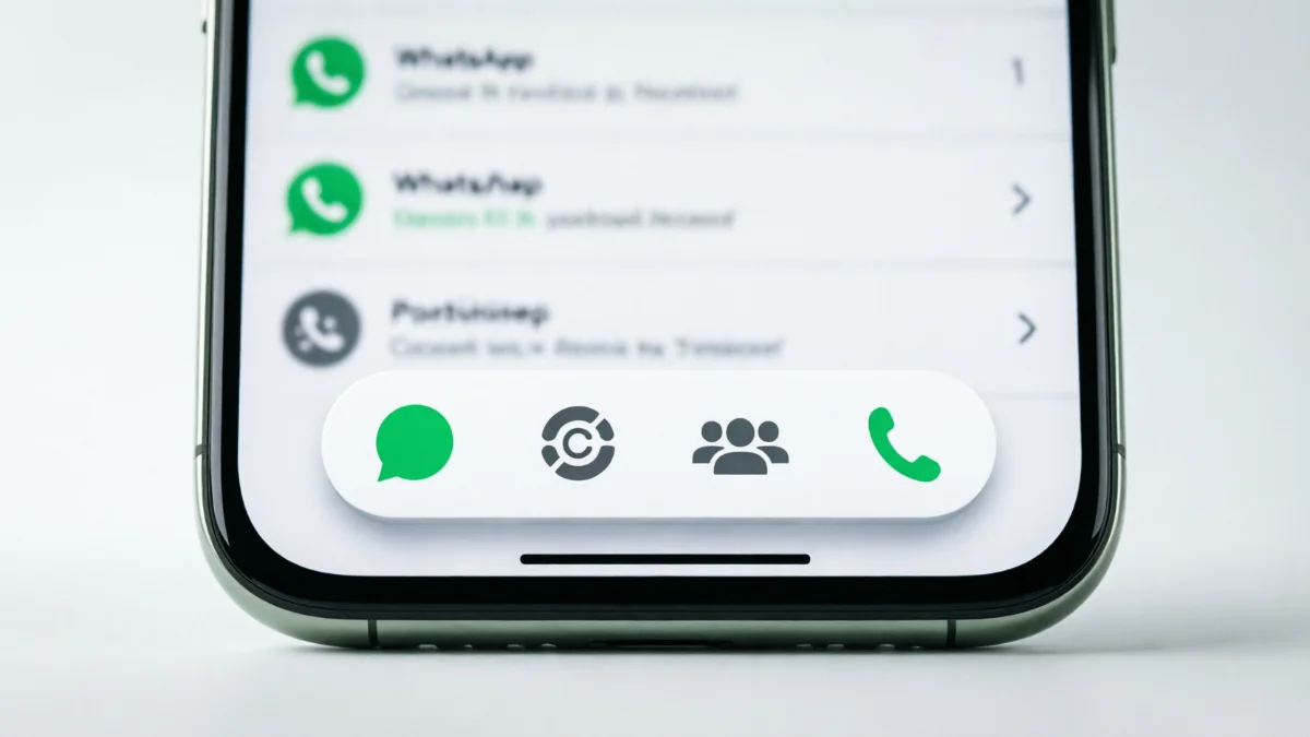WhatsApp Bottom Navigation Bar Android